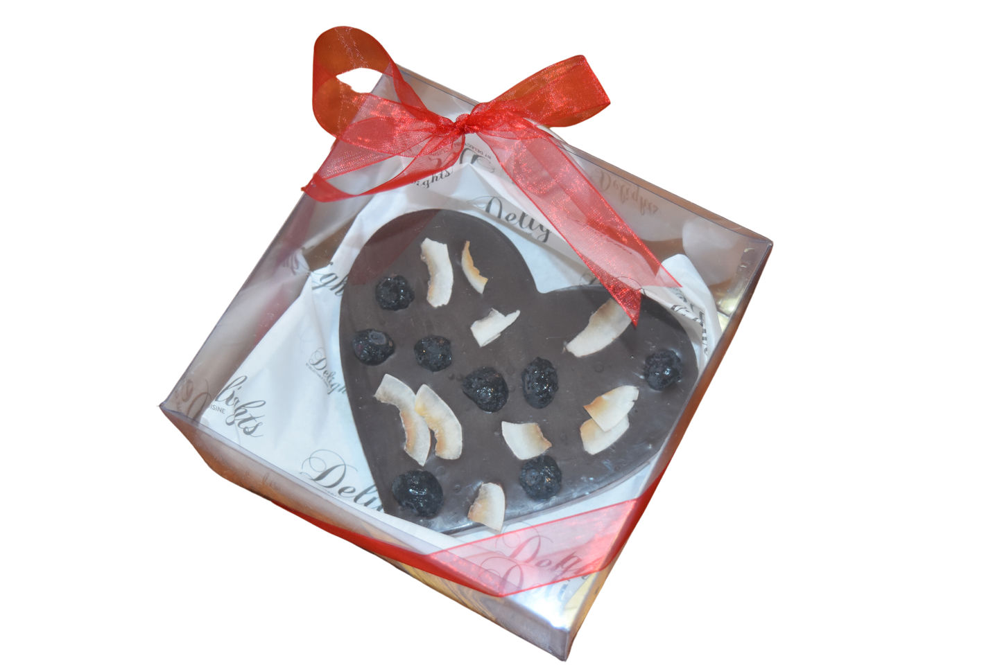 Heart Gift box: Blueberry & Coconut